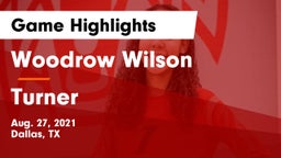 Woodrow Wilson  vs Turner  Game Highlights - Aug. 27, 2021