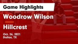 Woodrow Wilson  vs Hillcrest  Game Highlights - Oct. 26, 2021
