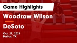Woodrow Wilson  vs DeSoto  Game Highlights - Oct. 29, 2021