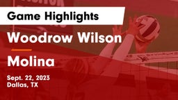 Woodrow Wilson  vs Molina Game Highlights - Sept. 22, 2023