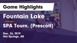 Fountain Lake  vs SPA Tourn. (Prescott) Game Highlights - Dec. 26, 2019