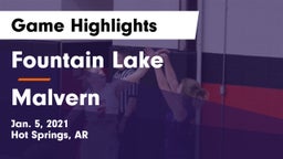 Fountain Lake  vs Malvern  Game Highlights - Jan. 5, 2021