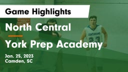 North Central  vs York Prep Academy  Game Highlights - Jan. 25, 2023