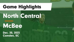 North Central  vs McBee  Game Highlights - Dec. 20, 2023