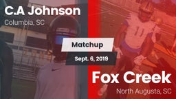 Matchup: C.A Johnson High vs. Fox Creek  2019