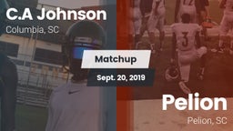 Matchup: C.A Johnson High vs. Pelion  2019