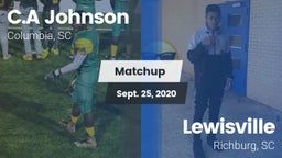 Matchup: C.A Johnson High vs. Lewisville  2020