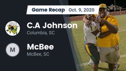 Recap: C.A Johnson  vs. McBee  2020