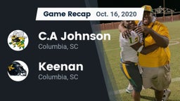 Recap: C.A Johnson  vs. Keenan  2020