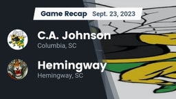 Recap: C.A. Johnson  vs. Hemingway  2023