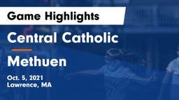 Central Catholic  vs Methuen  Game Highlights - Oct. 5, 2021