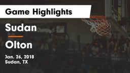 Sudan  vs Olton  Game Highlights - Jan. 26, 2018