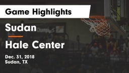 Sudan  vs Hale Center  Game Highlights - Dec. 31, 2018
