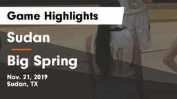 Sudan  vs Big Spring  Game Highlights - Nov. 21, 2019