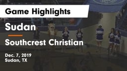 Sudan  vs Southcrest Christian  Game Highlights - Dec. 7, 2019