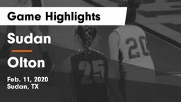 Sudan  vs Olton  Game Highlights - Feb. 11, 2020