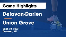 Delavan-Darien  vs Union Grove  Game Highlights - Sept. 20, 2022