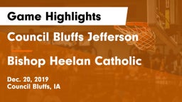 Council Bluffs Jefferson  vs Bishop Heelan Catholic  Game Highlights - Dec. 20, 2019