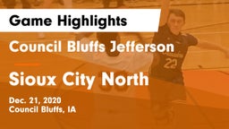 Council Bluffs Jefferson  vs Sioux City North  Game Highlights - Dec. 21, 2020