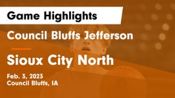 Council Bluffs Jefferson  vs Sioux City North  Game Highlights - Feb. 3, 2023