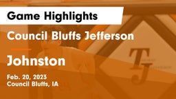 Council Bluffs Jefferson  vs Johnston  Game Highlights - Feb. 20, 2023