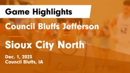 Council Bluffs Jefferson  vs Sioux City North  Game Highlights - Dec. 1, 2023