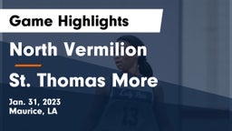 North Vermilion  vs St. Thomas More  Game Highlights - Jan. 31, 2023