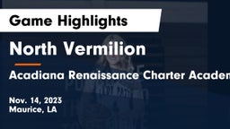 North Vermilion  vs Acadiana Renaissance Charter Academy Game Highlights - Nov. 14, 2023