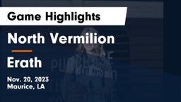 North Vermilion  vs Erath  Game Highlights - Nov. 20, 2023