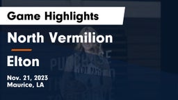 North Vermilion  vs Elton  Game Highlights - Nov. 21, 2023