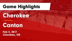 Cherokee  vs Canton  Game Highlights - Feb 3, 2017