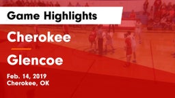 Cherokee  vs Glencoe  Game Highlights - Feb. 14, 2019