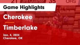 Cherokee  vs Timberlake  Game Highlights - Jan. 4, 2024
