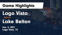 Lago Vista  vs Lake Belton   Game Highlights - Jan. 5, 2021