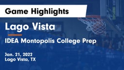 Lago Vista  vs IDEA Montopolis College Prep Game Highlights - Jan. 21, 2022