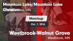 Matchup: Mountain vs. Westbrook-Walnut Grove  2016