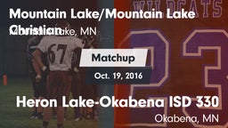 Matchup: Mountain vs. Heron Lake-Okabena ISD 330 2016