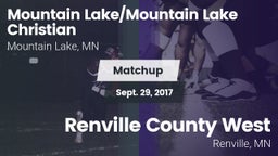 Matchup: Mountain vs. Renville County West  2017