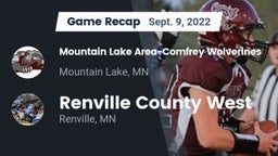 Recap: Mountain Lake Area-Comfrey Wolverines vs. Renville County West  2022