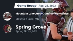 Recap: Mountain Lake Area-Comfrey Wolverines vs. Spring Grove  2023