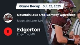 Recap: Mountain Lake Area-Comfrey Wolverines vs. Edgerton  2023