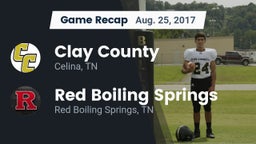 Recap: Clay County vs. Red Boiling Springs  2017
