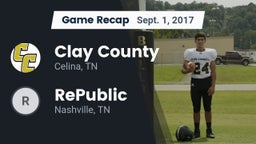 Recap: Clay County vs. RePublic  2017