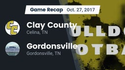 Recap: Clay County vs. Gordonsville  2017