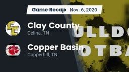 Recap: Clay County vs. Copper Basin  2020