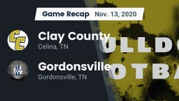 Recap: Clay County vs. Gordonsville  2020