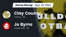 Recap: Clay County  vs. Jo Byrns  2023