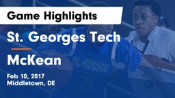 St. Georges Tech  vs McKean  Game Highlights - Feb 10, 2017