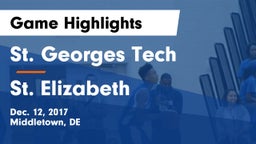 St. Georges Tech  vs St. Elizabeth  Game Highlights - Dec. 12, 2017