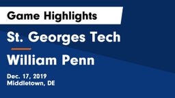 St. Georges Tech  vs William Penn  Game Highlights - Dec. 17, 2019